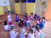 Návtěva prvňáčků ve školce